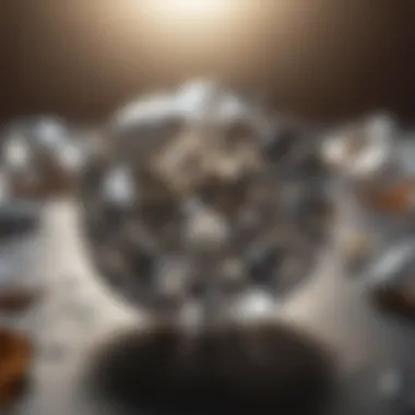 The Alluring Brilliance of Diamonds Brilliance of a diamond under natural light