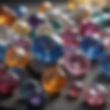 Exploring Alternative Gemstones for April Birth A collection of alternative gemstones associated with April, including quartz and sapphire