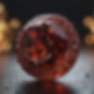 Garnet: The Birthstone of January A stunning garnet gemstone representing January