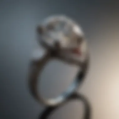 Care techniques for vintage pear cut engagement rings