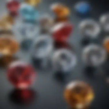 Diamond Shape Categorization A chart displaying the categorization of diamonds based on their shapes and market preferences.