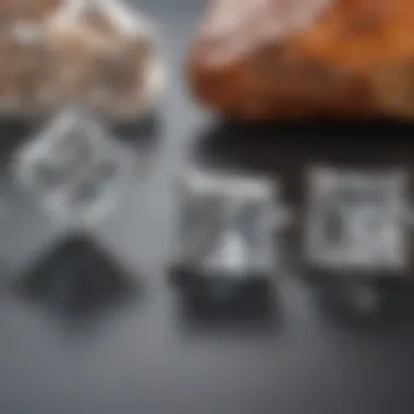 Visual Comparison of Princess Cut Diamonds Comparison of one carat and two carat princess cut diamonds side by side