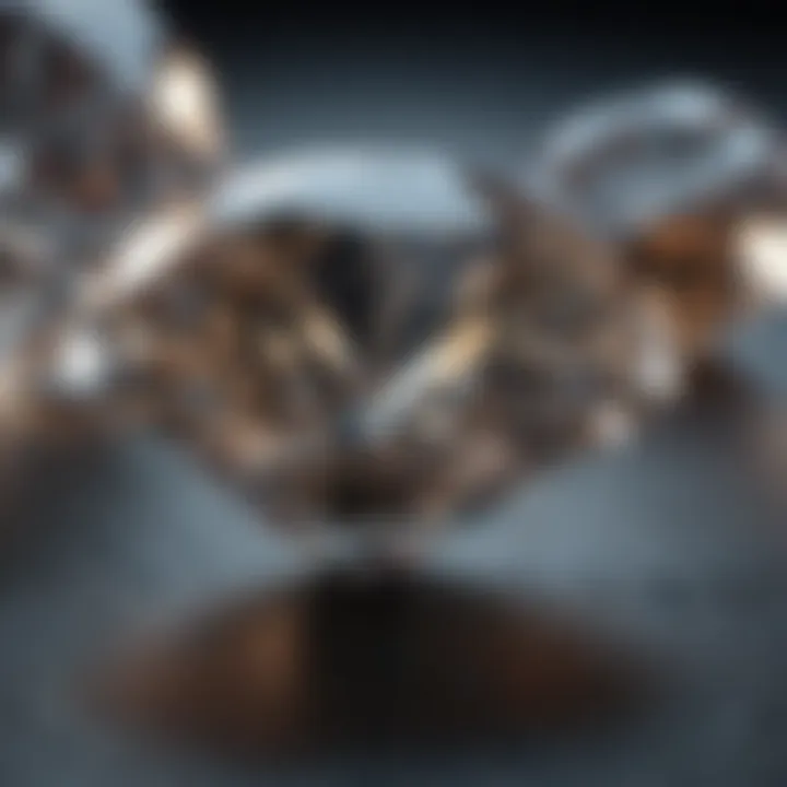 Ethical considerations regarding lab-created and natural diamonds illustrated