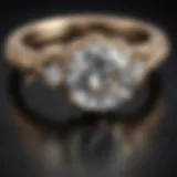 Elegant engagement ring design showcasing durability and style