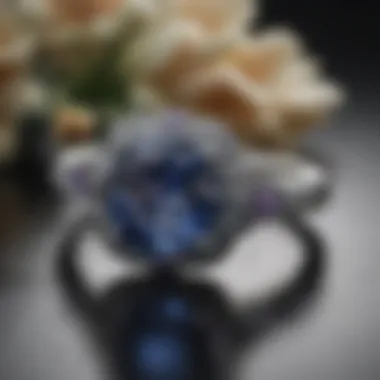 A stunning engagement ring showcasing a unique gemstone