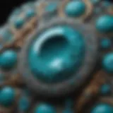 Vivid representation of turquoise, the December birthstone