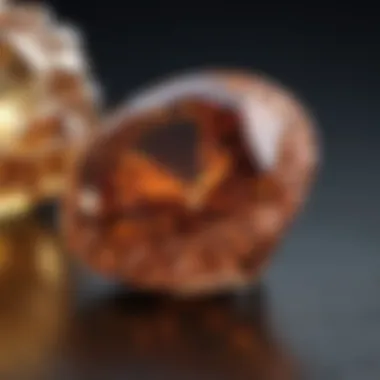 Elegant display of zircon highlighting its brilliance