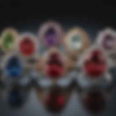 Stylish collection of birthstone rings in different designs