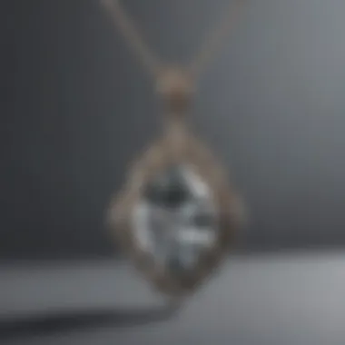 Classic diamond pendant with vintage charm