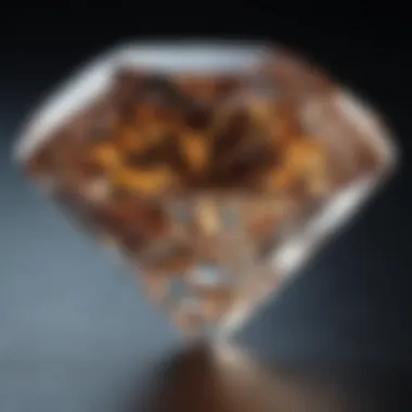Brilliant Cut Diamond A close-up of a diamond showcasing its brilliant cut and sparkle.