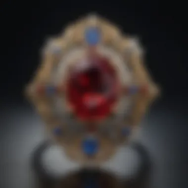 Historical Jewelry Featuring the September Birthstone A historical depiction showcasing the use of the September birthstone in ancient jewelry