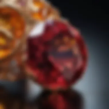 Close-Up of the September Birthstone A stunning close-up of the September birthstone capturing its vibrant colors