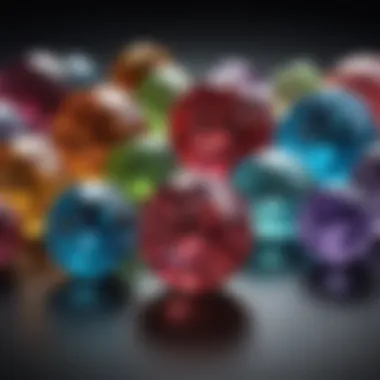 A close-up image focusing on the unique properties and characteristics of a specific birthstone.