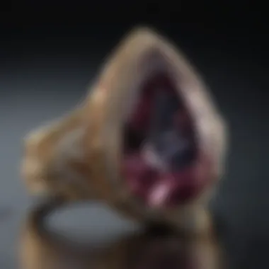 Elegant Tear Drop Ring Design Elegant tear drop ring design showcasing intricate craftsmanship