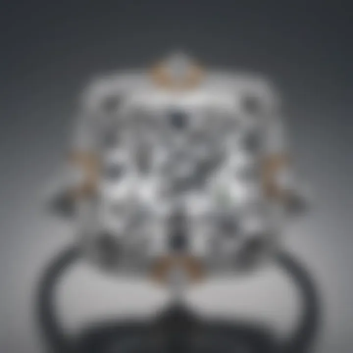 Exploring the Allure of the 3 Carat Square Diamond Ring Summary