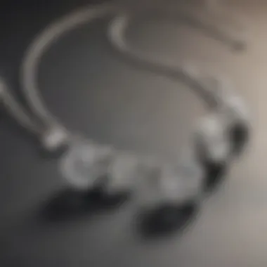 Market Trends in Diamond Necklaces Trendy market display featuring various styles of diamond solitaire necklaces including the three carat variant