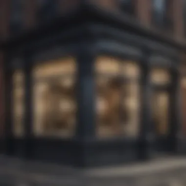 Harry Winston's Original Boutique Historical photograph of Harry Winston's original boutique, reflecting the brand's heritage