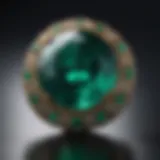 Stunning cut emerald showcasing its rich green hue and clarity