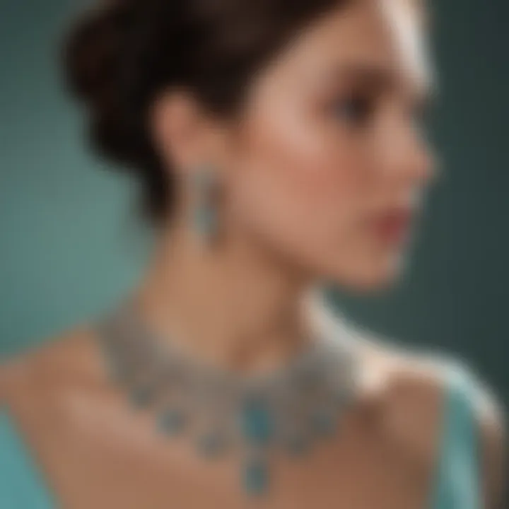 A collection of vintage Tiffany necklaces reflecting the evolution of jewelry design.