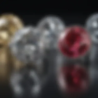 Comparison between lab-grown and natural diamonds highlighting key differences.