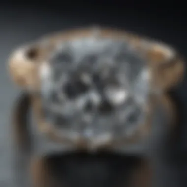 Elegant Moissanite Jewelry Moissanite jewelry displayed elegantly on velvet