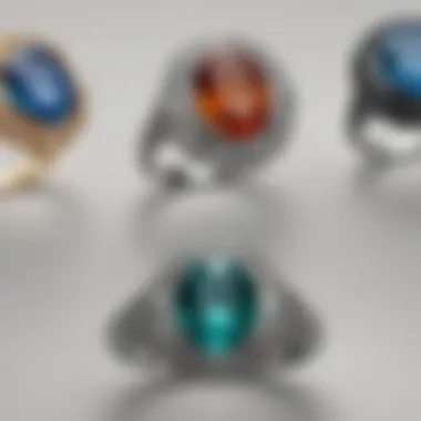 Historical timeline of halo ring design evolution