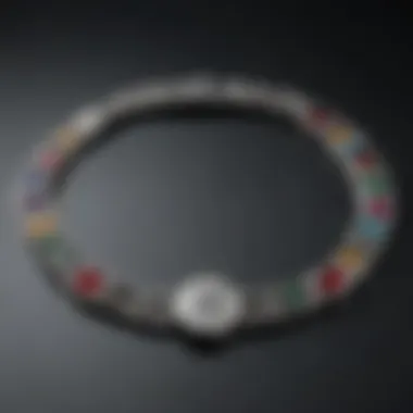 A Personalized Bracelet for Lasting Memories Personalized bracelet showcasing initials and dates
