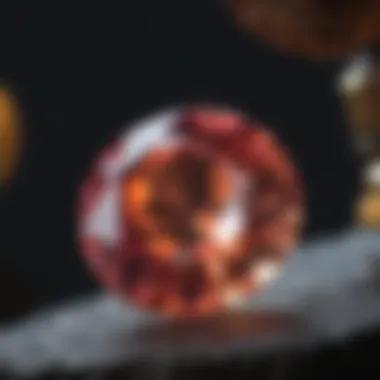 Illuminated Gems Under the GIA Microscope GIA gem microscope with illuminated gemstones