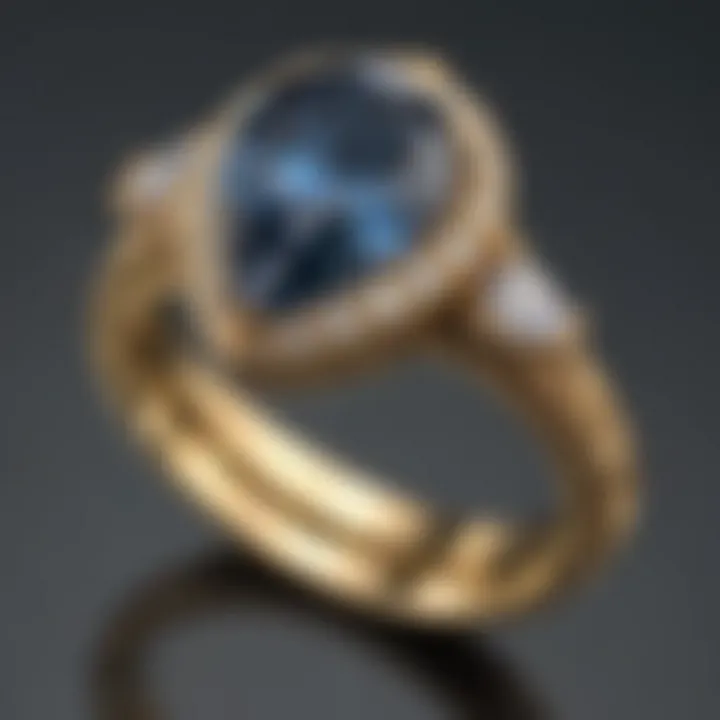 Historical illustrations of vintage engagement ring styles
