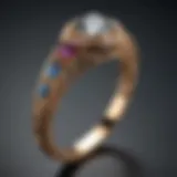 Elegant wedding ring showcasing a unique design