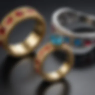 Essential Tools for Resizing Rings Effectively Illustration of a resizing tool alongside a selection of rings