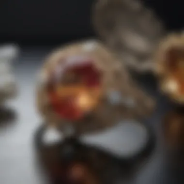 Modern Styling Inspired by Victorian Elegance Artistic arrangement showcasing modern styling with Victorian-inspired jewelry