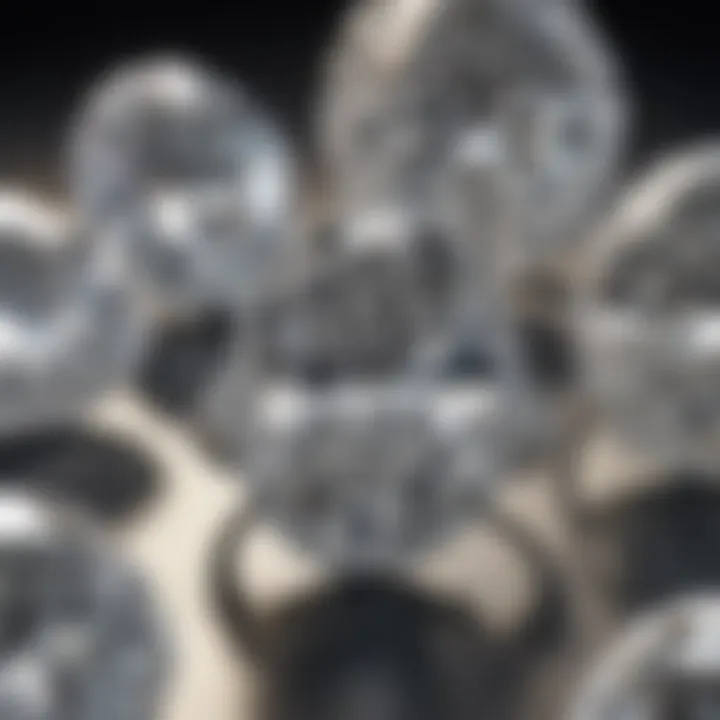 A collection of stunning oval diamonds in varying sizes and cuts