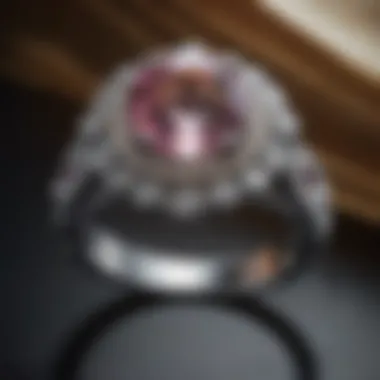 Symbolism of Love in Halo Design Symbolic representation of love through a halo engagement ring