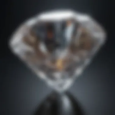 Light Performance in Brilliant Cut Diamonds Diagram illustrating the light performance in a brilliant cut diamond