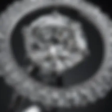 Brilliance Captured: The Timeless Appeal of Diamond Cuts A close-up view of a brilliant cut diamond set in a modern band