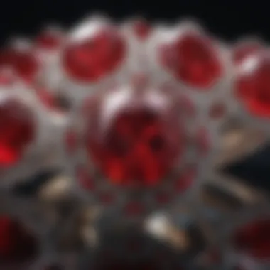 Cultural Interpretations of Ruby Color Artistic representation of cultural interpretations of ruby color.