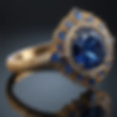 Elegant Sapphire Jewelry Elegant sapphire jewelry piece reflecting light beautifully