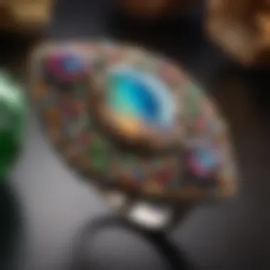Artisan Jewelry with Opal and Tourmaline Artisan-crafted jewelry incorporating opal and tourmaline