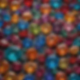 A stunning close-up of various gemstones showcasing their vibrant colors and unique patterns.