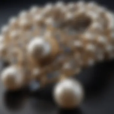 Historical pearl jewelry worn in ancient cultures