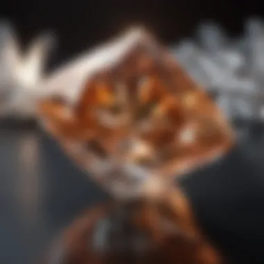 Brilliance and Fire of Marquise Cut Diamonds Close-up of marquise cut diamond highlighting its brilliance and fire