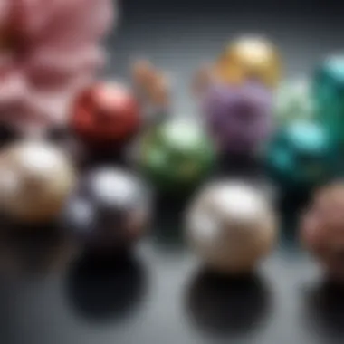 Diverse South Sea pearl colors and sizes