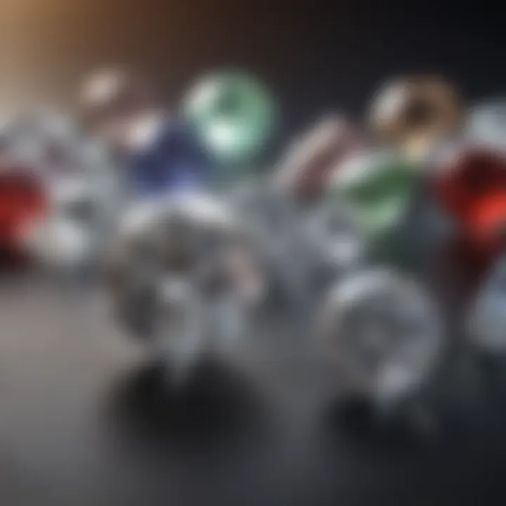 Infographic comparing lab-created diamonds and natural diamonds