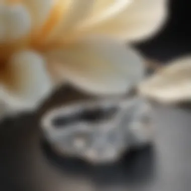 Elegant Tiffany Infinity Diamond Ring displayed on a luxury background