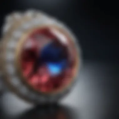 December Birthstone Elegance A stunning representation of the December birthstone displayed elegantly.