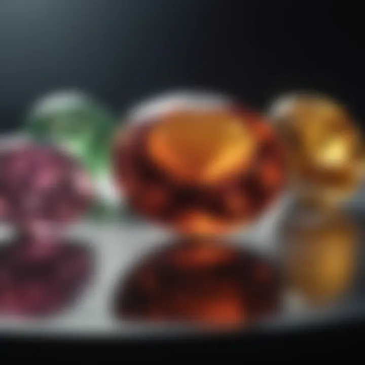 Infographic explaining factors that influence gemstone weight and size