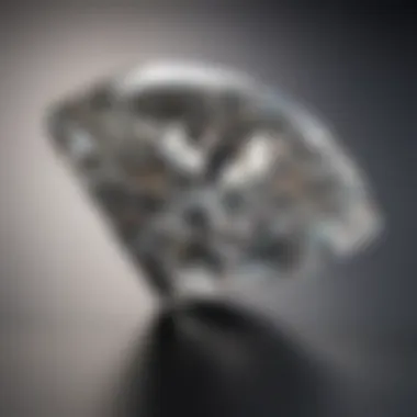 Facet structure of a marquise diamond