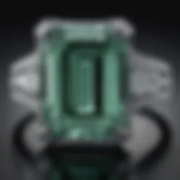 Exquisite emerald cut diamond ring showcasing brilliance and clarity