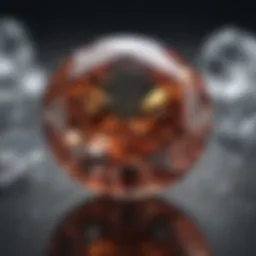 A visual representation of diamond carat weight